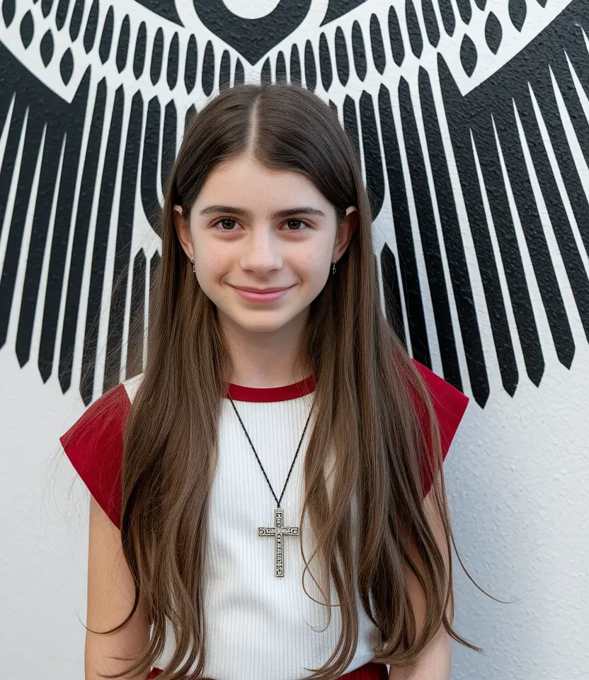 girl haircut summer Ultra-Long and Naturally Flowing