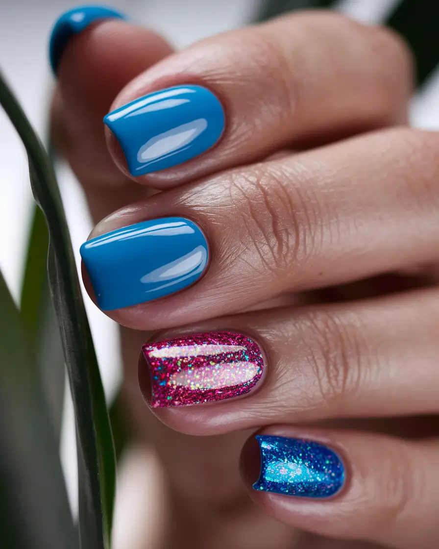 2025 short pink june nails ideas
