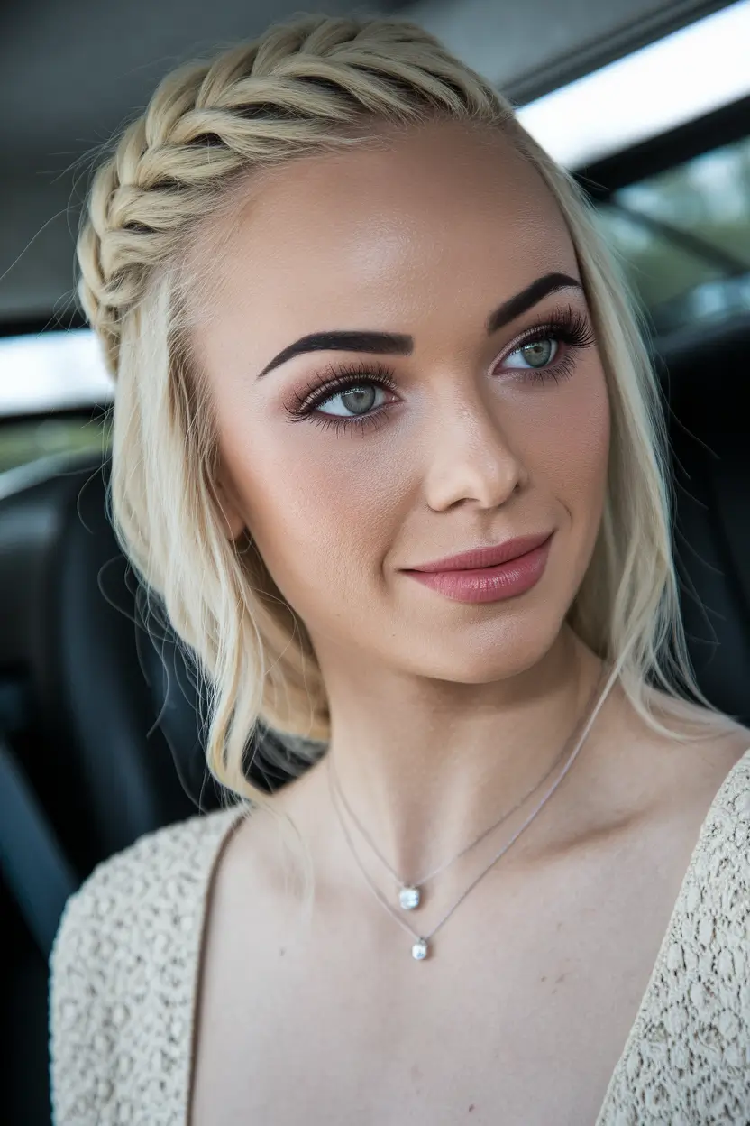 cute simple summer hairstyle