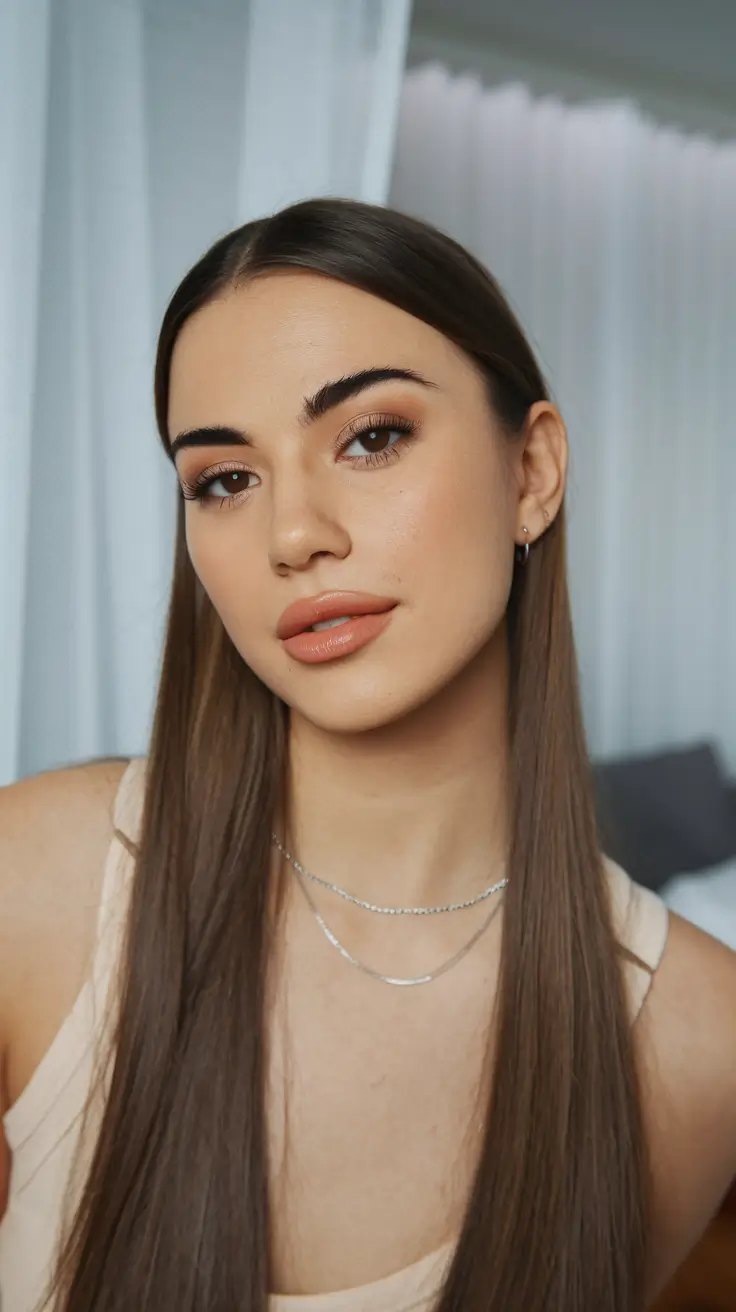 long hair straight