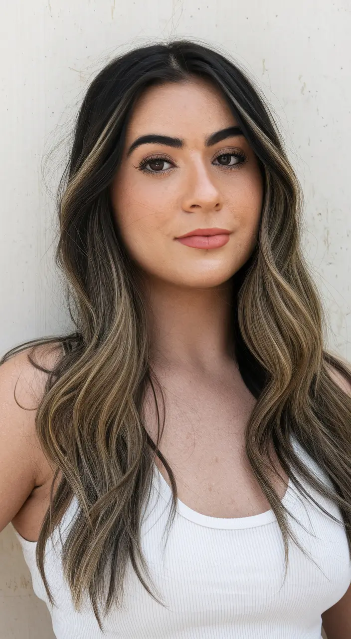 summer hairstyles for long hair 2025+Effortless Layered Waves for a Casual Summer Vibe