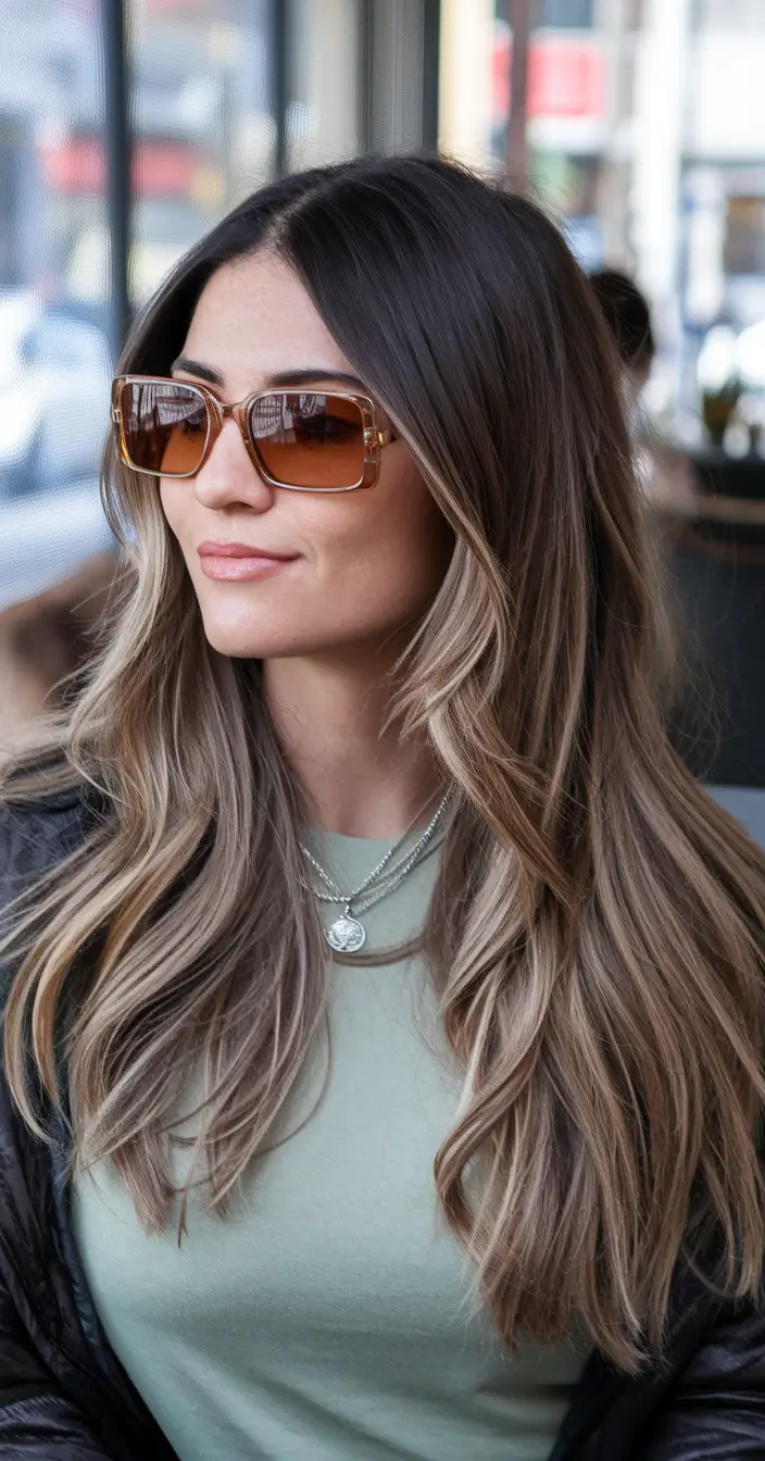 summer hairstyles for long hair 2025+Chic Long Layers with Face-Framing Highlights