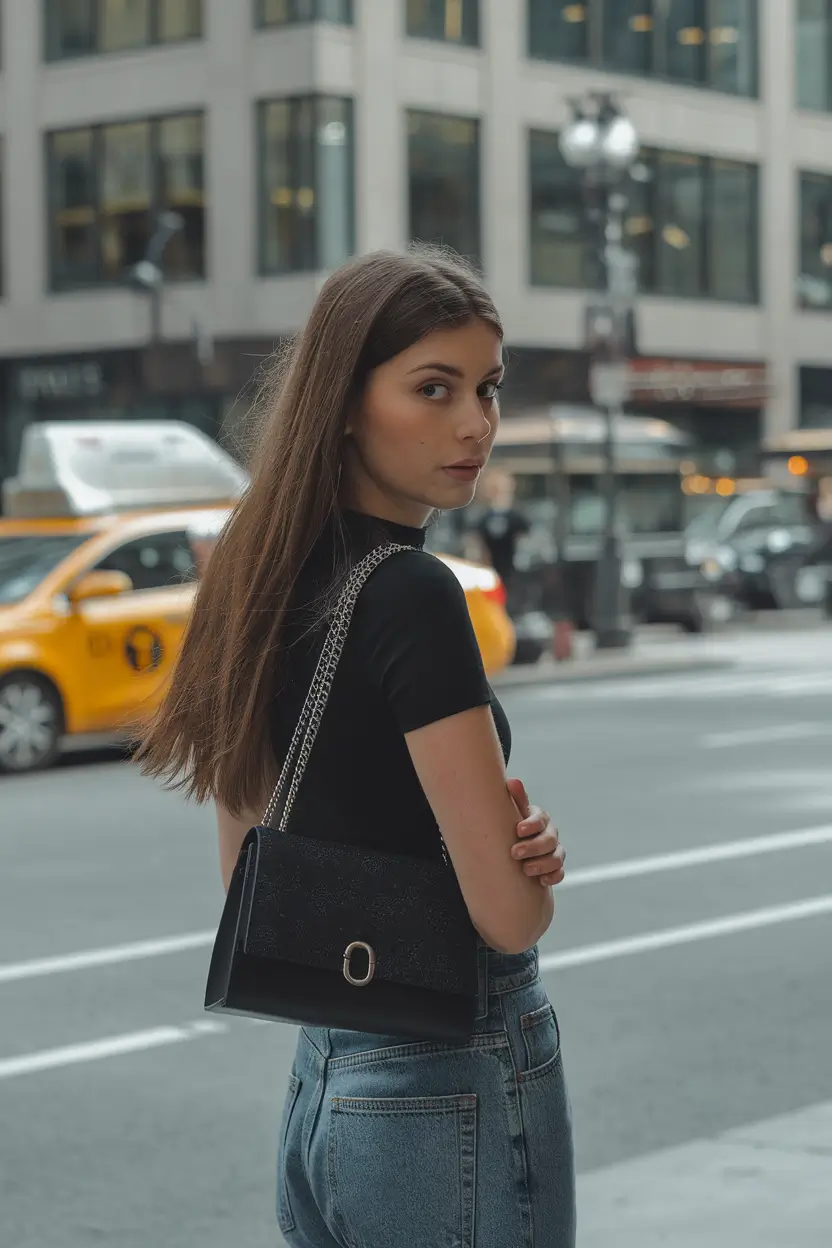 summer hairstyles for long hair 2025+Effortless Straight Locks for City Chic Vibes