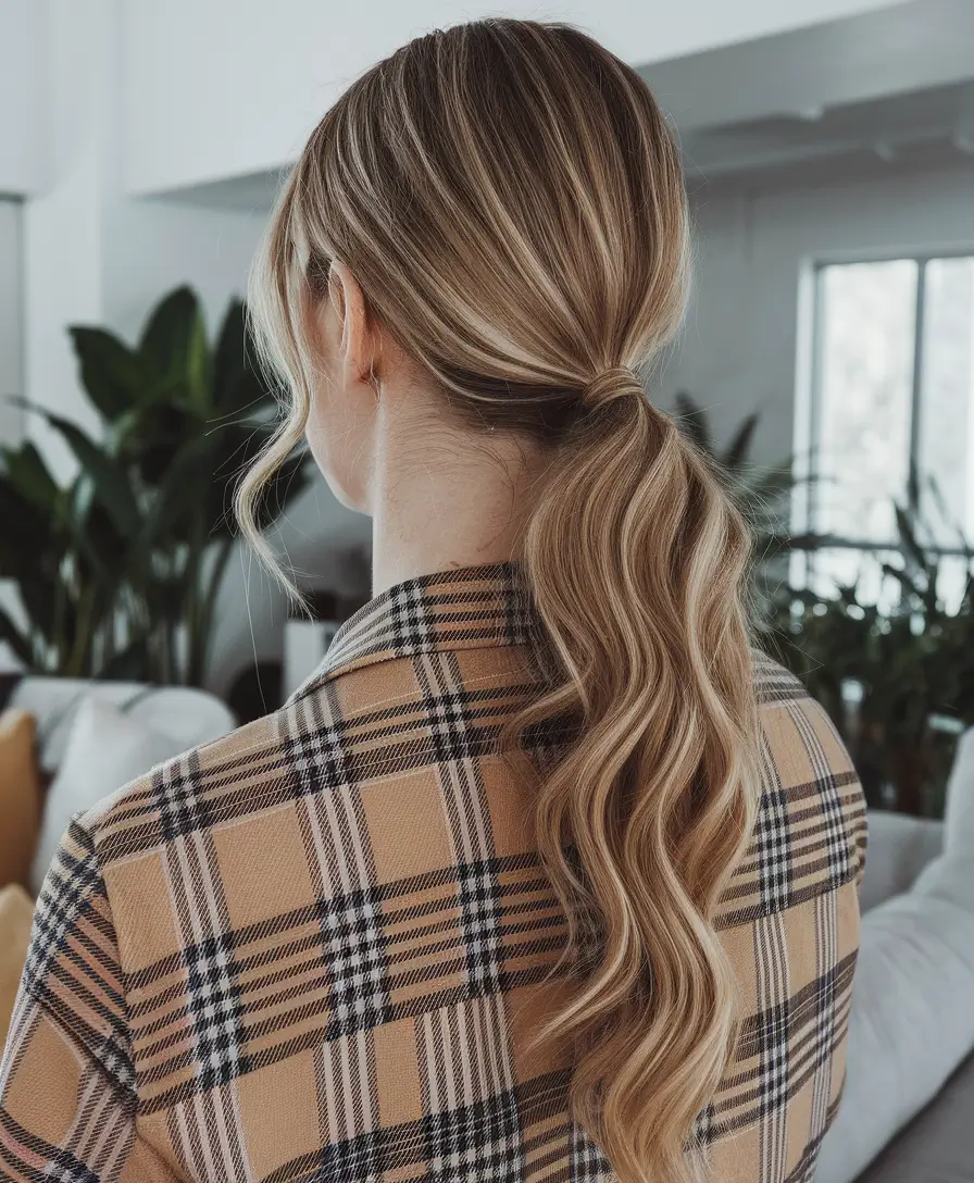 quick easy hairstyles summer Casual Low Ponytail