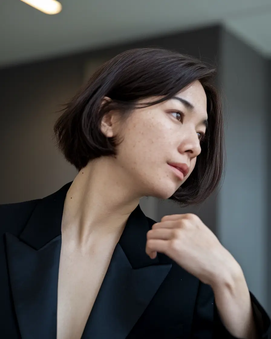 Quick Work Hairstyles Summer - Chin-Length Classic Bob