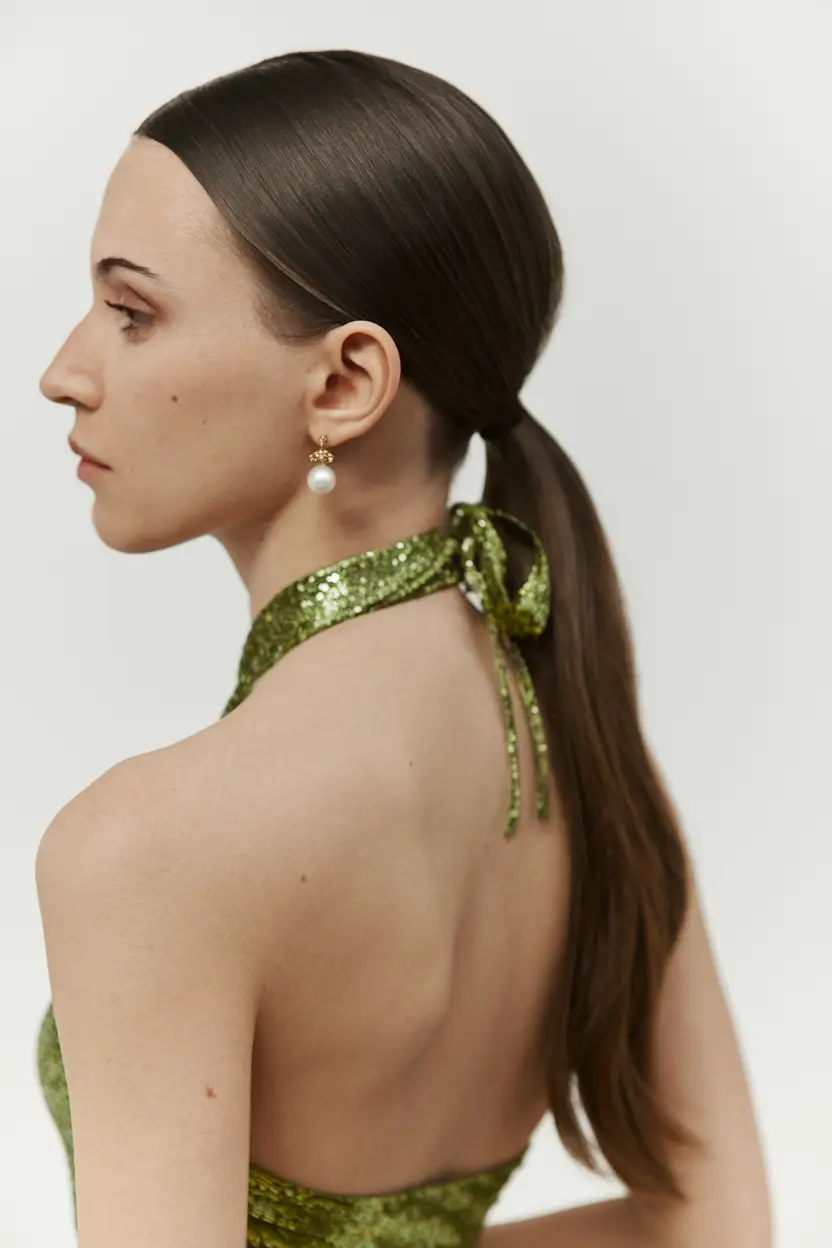 Quick Work Hairstyles Summer - Polished Low Ponytail