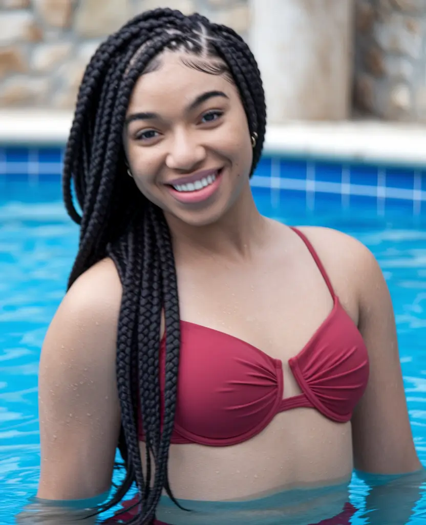 Braids+Protective Poolside Box Braids