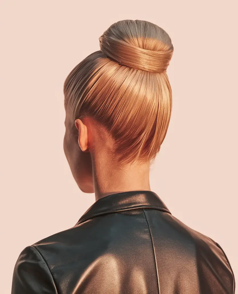 simple bun hairstyles indian saree