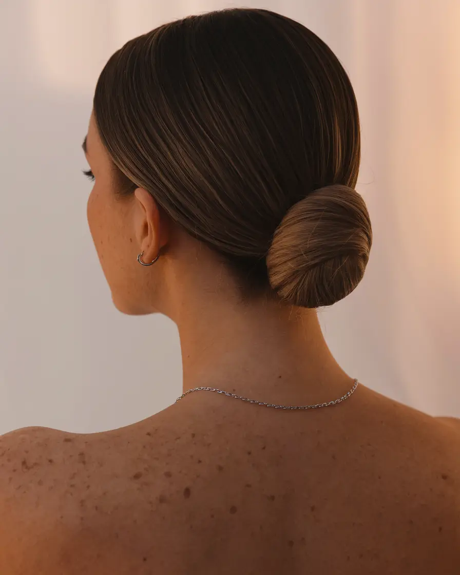simple bun hairstyles indian wedding
