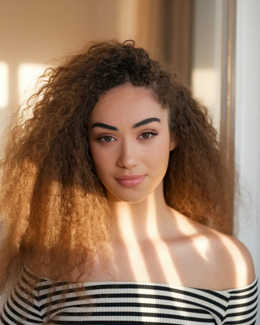 stylish women haircuts Big Volume Energy with Natural Texture