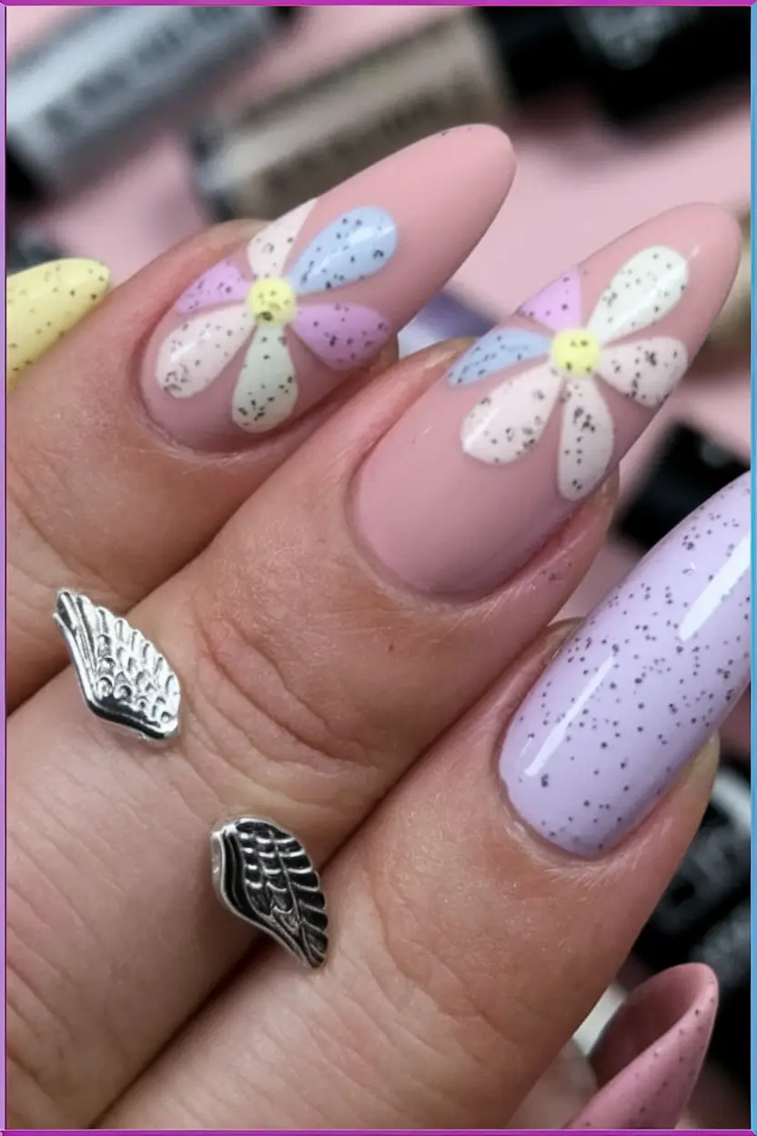 summer nail colors ideas 2025 Pastel Petal Power