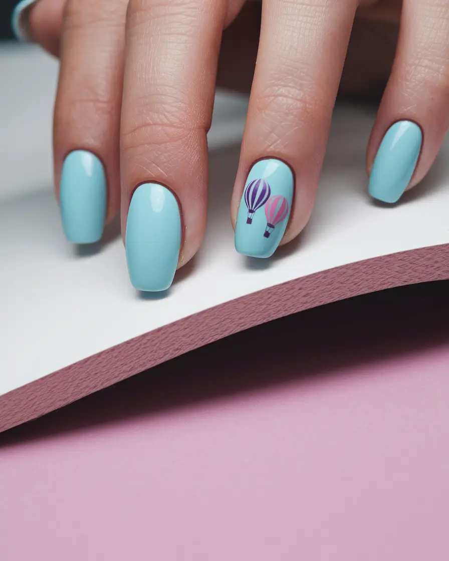 summer nail inspo 2025 almond short