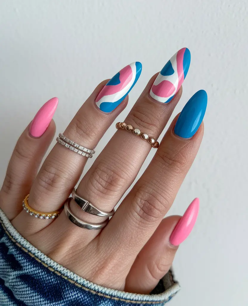 summer nail inspo 2025 almond simple