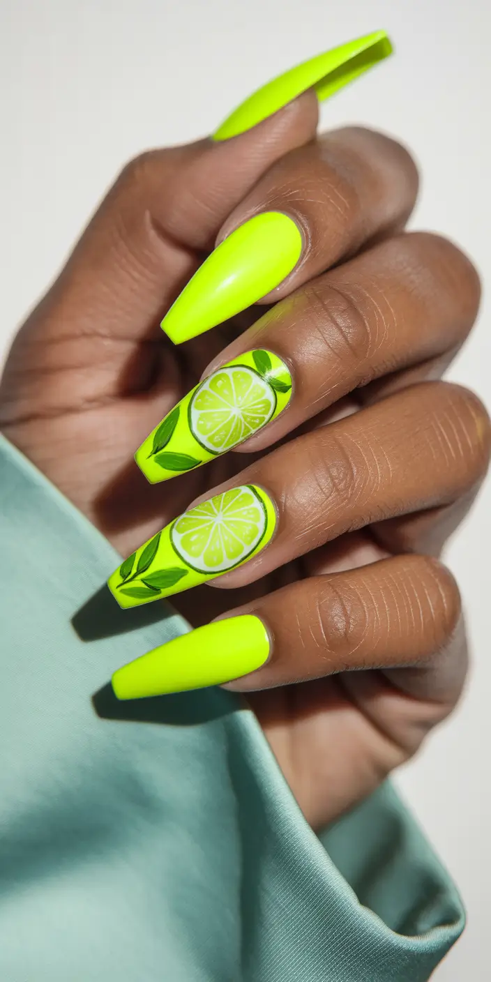 summer nail inspo 2025 coffin