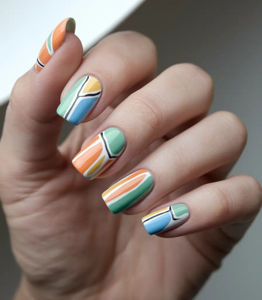 summer nail inspo 2025 square