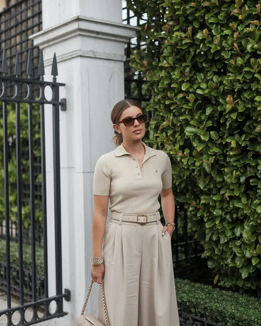 summer old money outfits ideas Understated Sophistication in Beige Tones