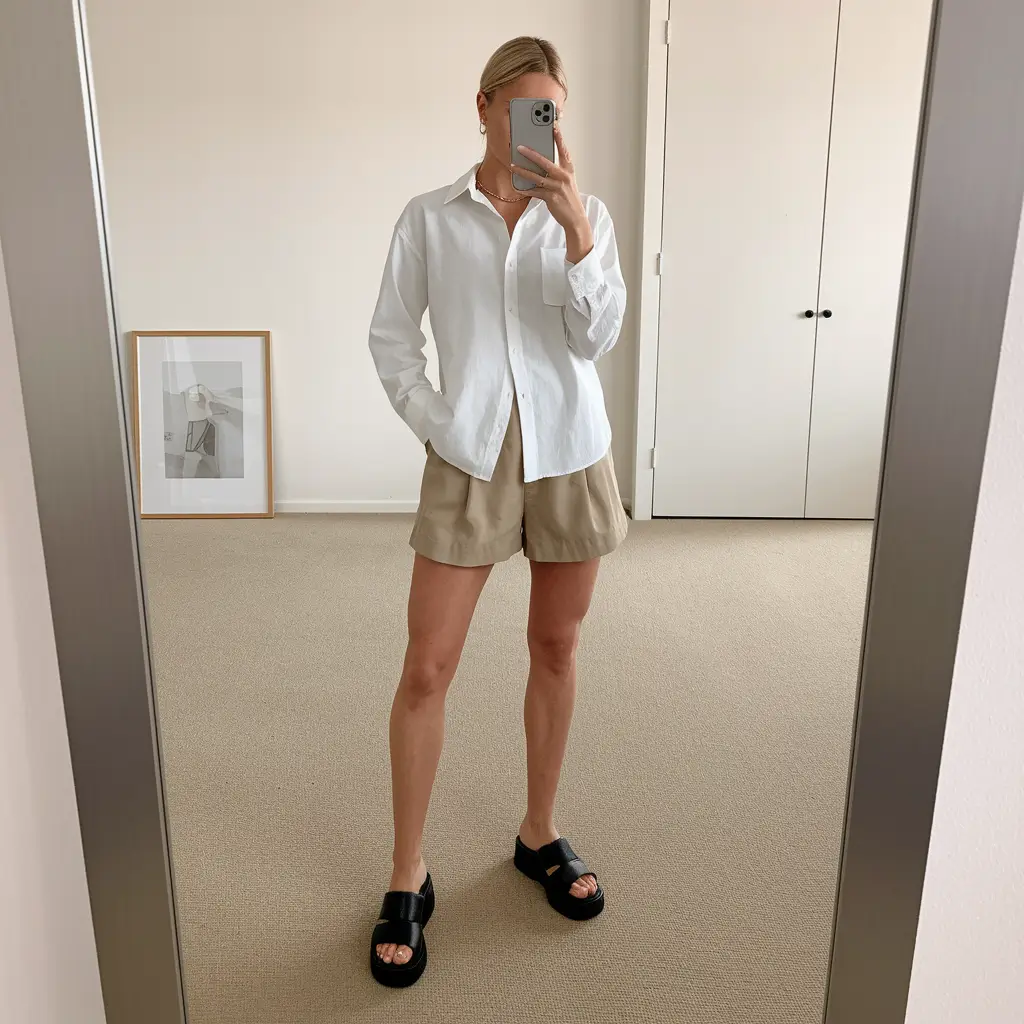 summer outfits women over 30 Chic Minimalism for Everyday Ease