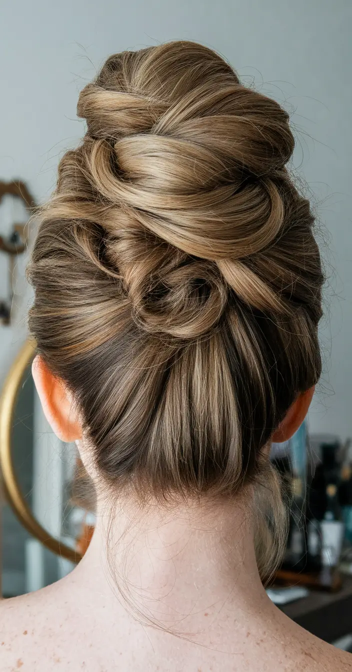 summer highlights light brown hair Elegant Honey Blonde Updo with Caramel Highlights