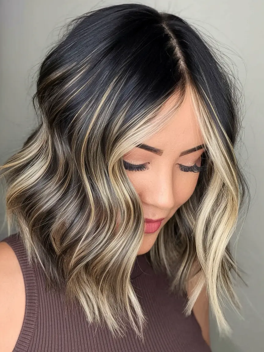 hair color ideas for brunettes for summer balayage highlights Chic Blonde Balayage on Short Waves