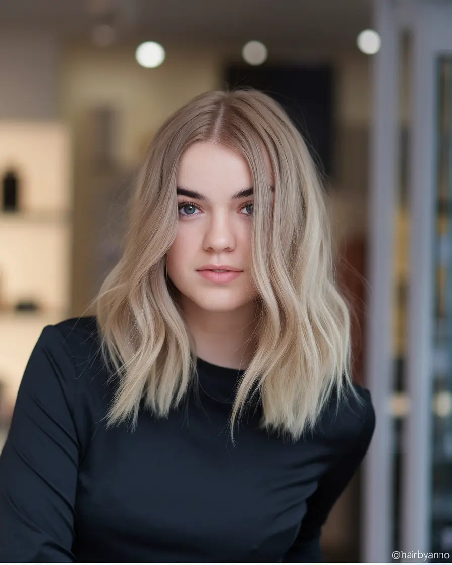 Trendy Medium Hair Looks - Summer Hairstyles 2025 Soft Waves with Natural Volume