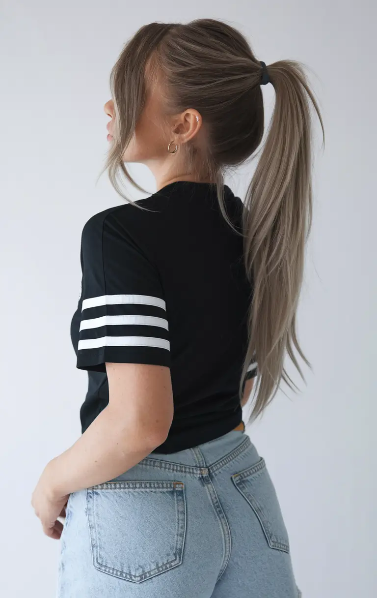 summer ponytails for black women Casual Cool with a Laid-Back Ponytail