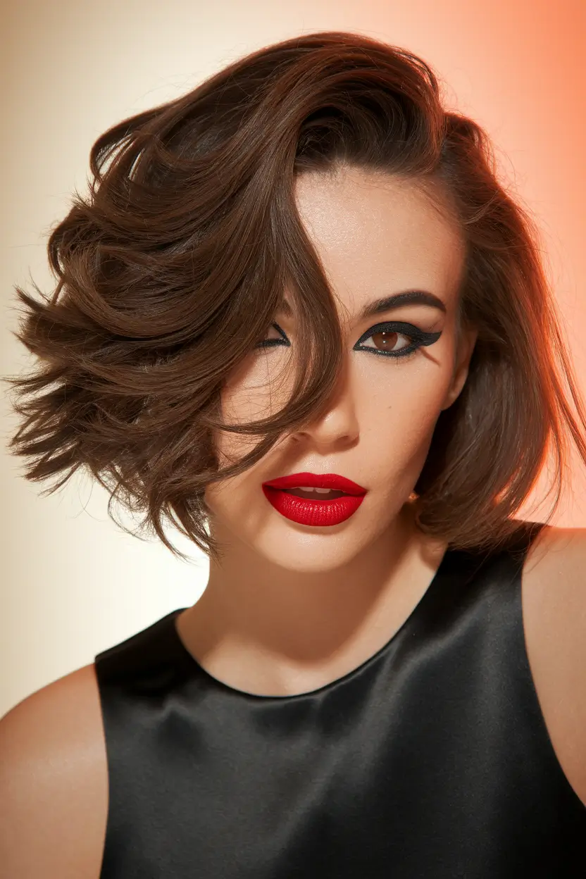 short hair summer styles Voluminous Hollywood Waves
