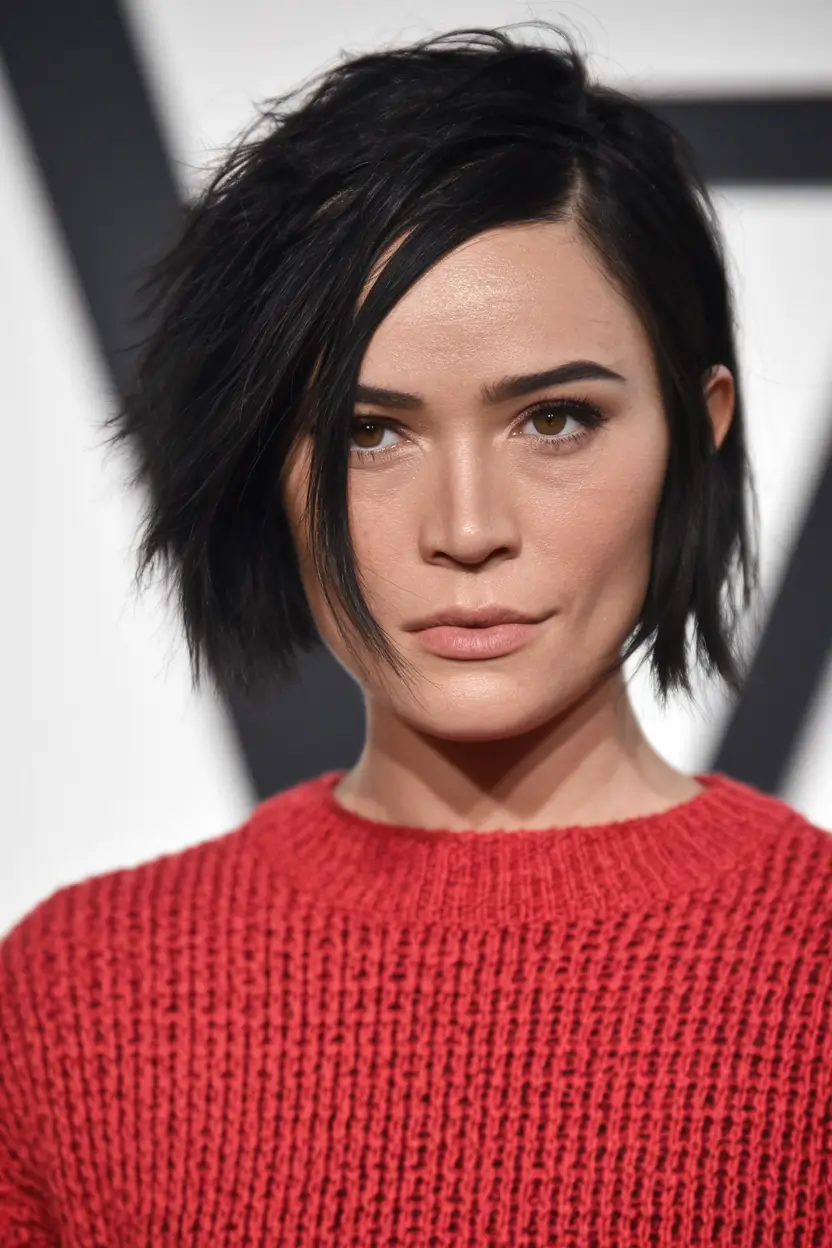 short hair summer styles simple Edgy Shag with Choppy Layers