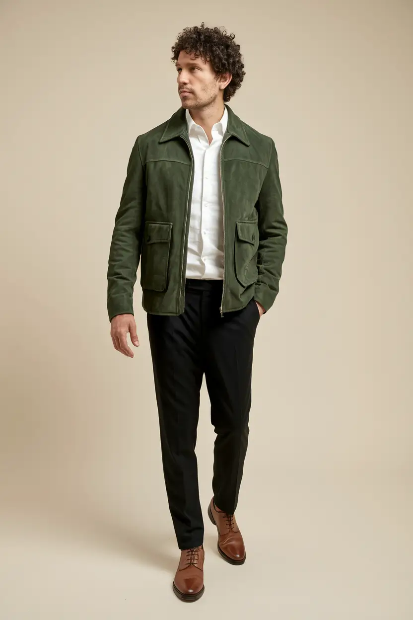 fallwinter-business-casual-outfit-men-Understated-Luxury-in-Forest-Green