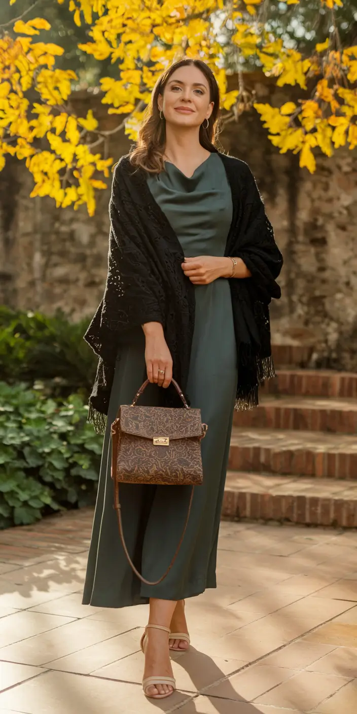 october wedding guest outfits casual dress