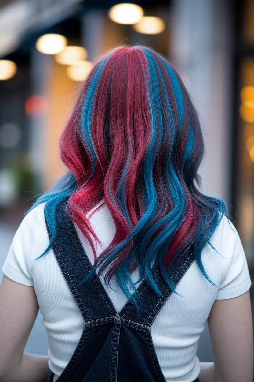 4th of july hair ideas 2025 Cool-Tone Streaked Layers for a Modern Look