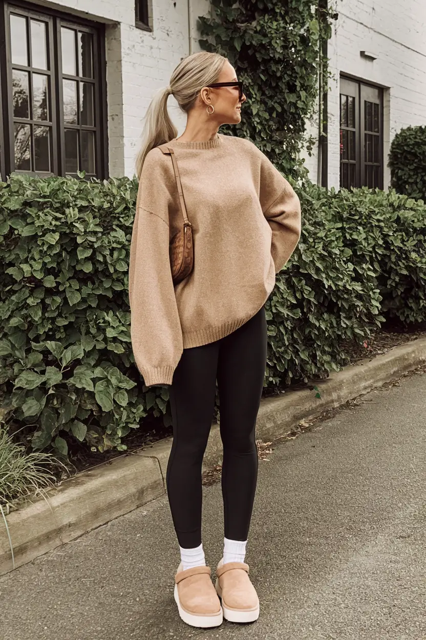 autumn outfits ideas 2025+Neutrals That Hug Just Right