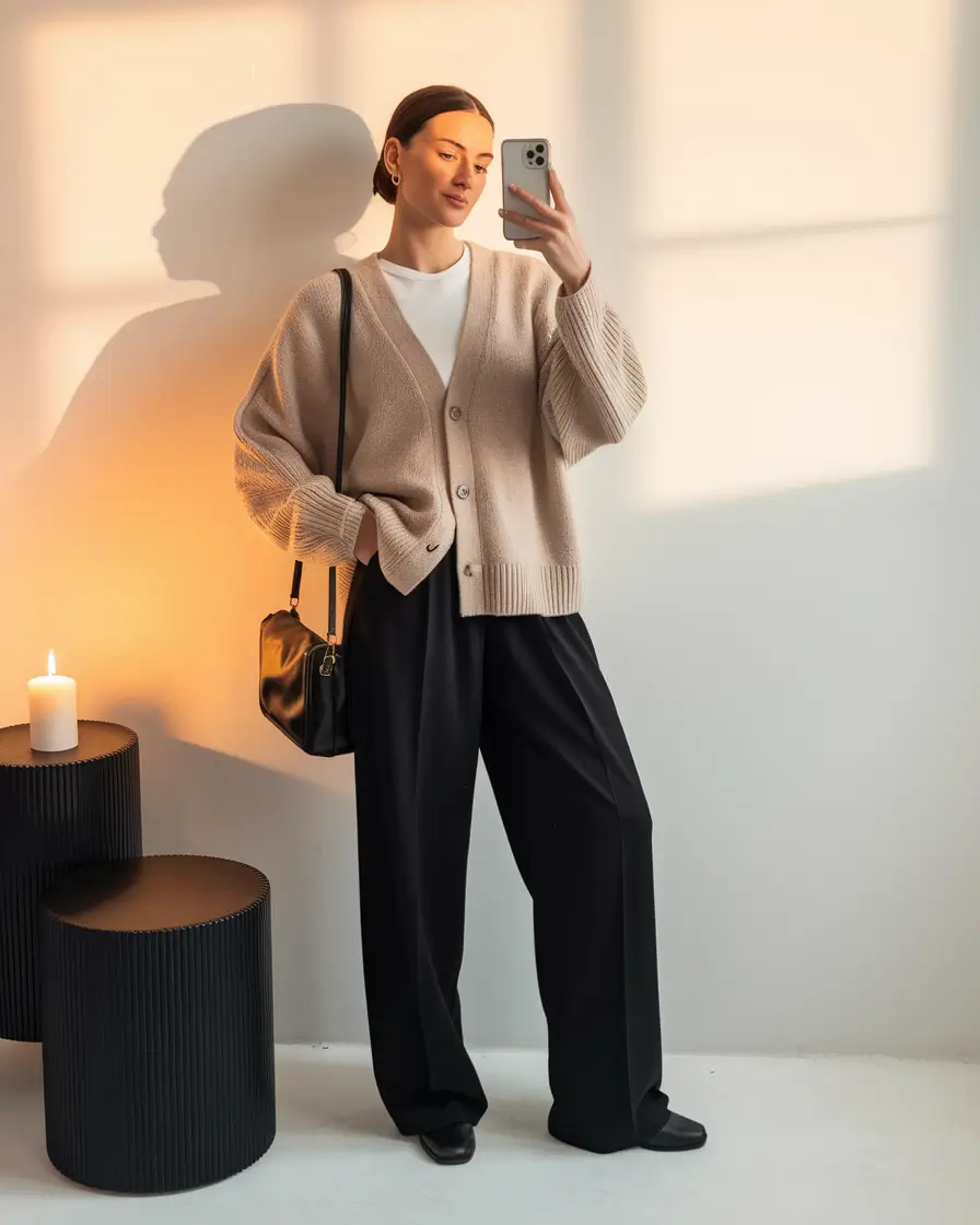 fall business casual outfits 2025 Cozy Layers With a Minimalist Spin