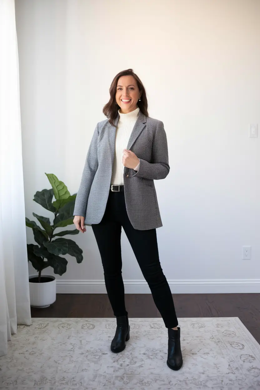 fall business casual outfits 2025 Classic Layers for Effortless Office Style