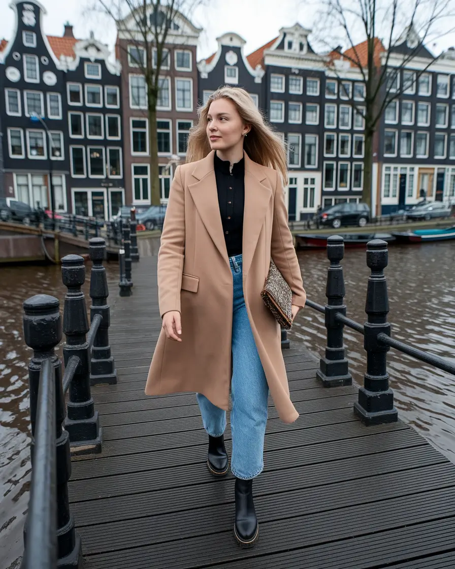 fall business casual outfits 2025 Soft Neutrals and a Relaxed Denim Touch