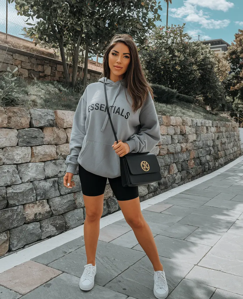 fall outfits latina women Sporty Essentials on a Chill Day