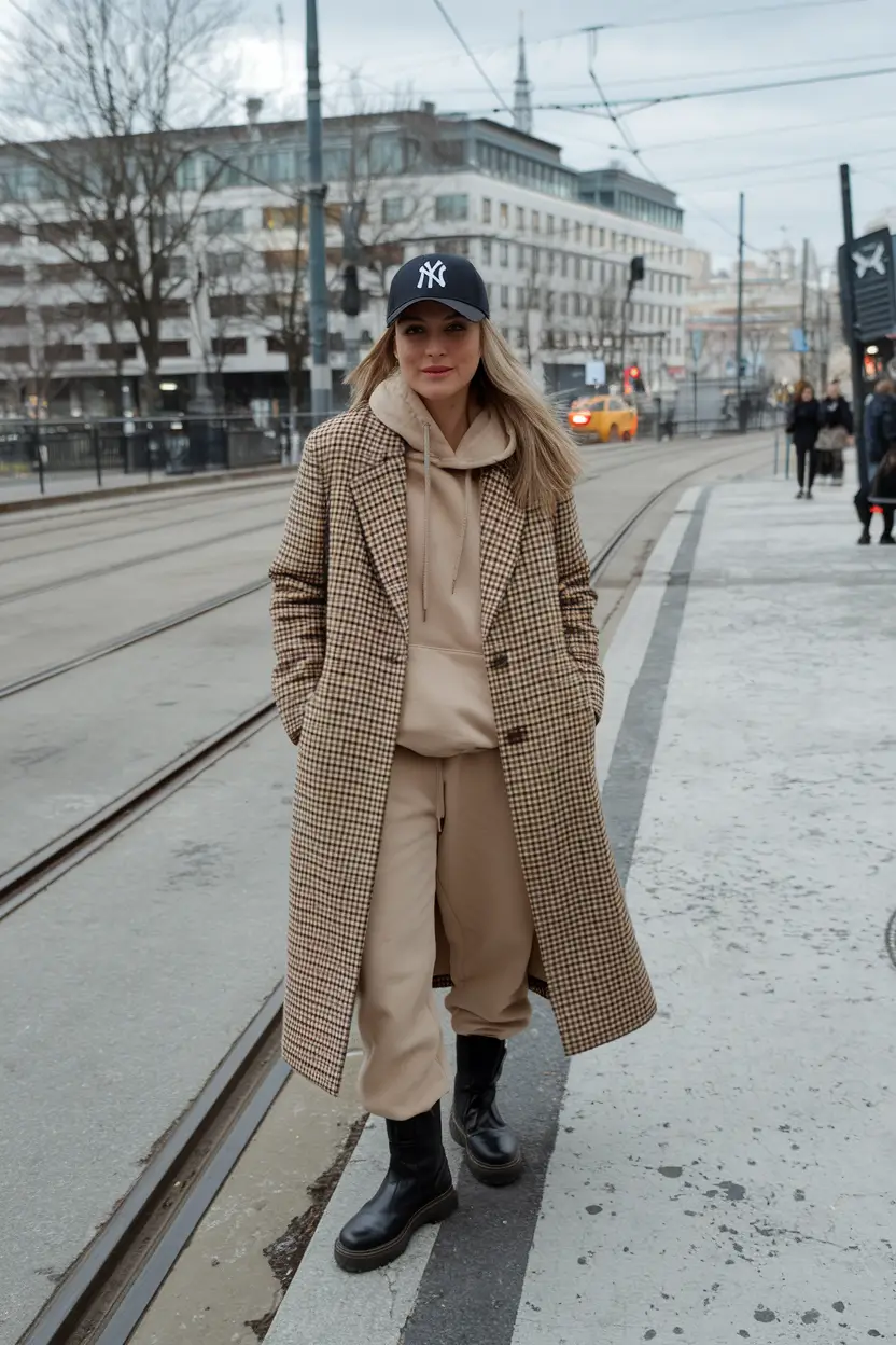fall outfits ideas 2025+Street Chic in Neutral Layers