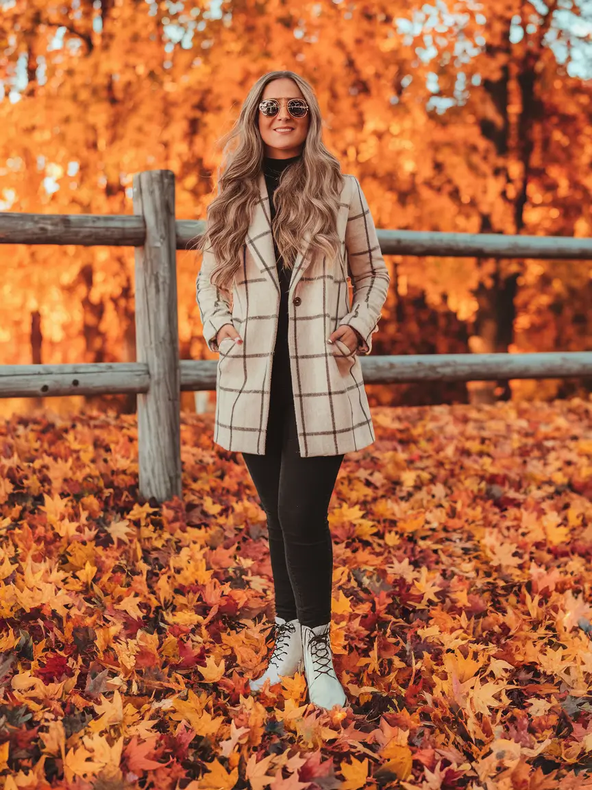fall outfits ideas aesthetic+Falling for Plaid Again