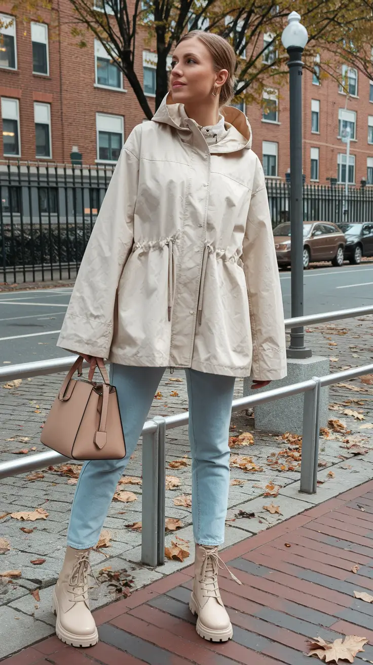 fall outfits ideas aesthetic+Neutral Streetwear With a Soft Edge