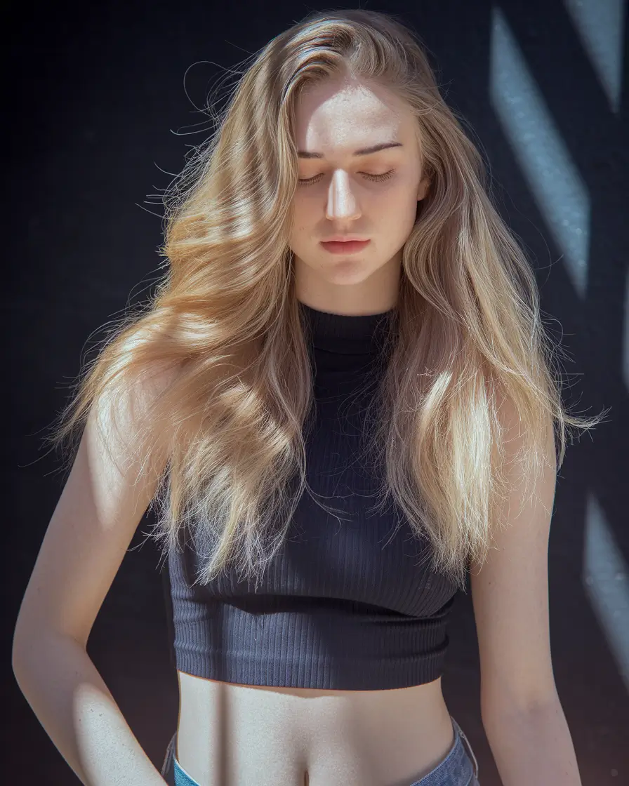 end of summer hairstyles Golden Waves for Light-Catching Movement