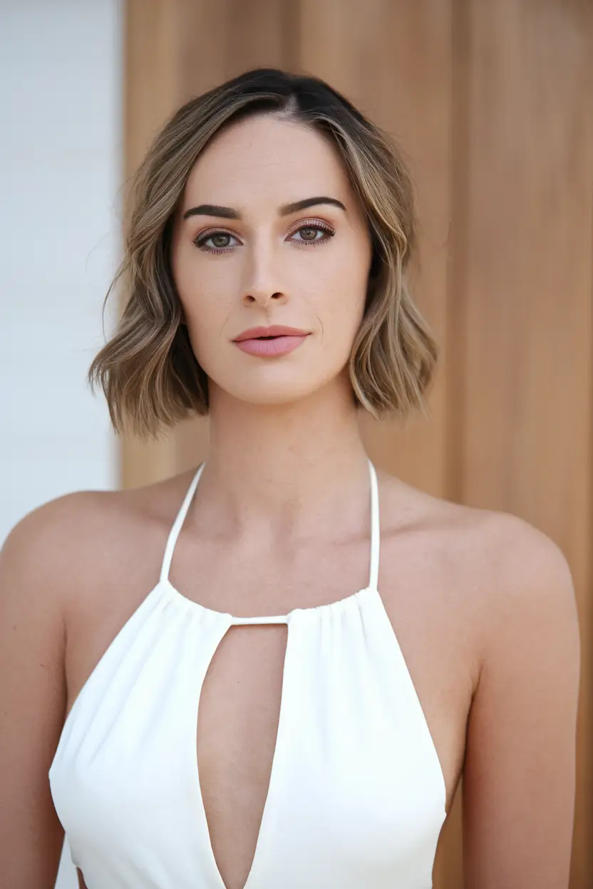 end of summer hairstyles Soft Curved Bob with Volume