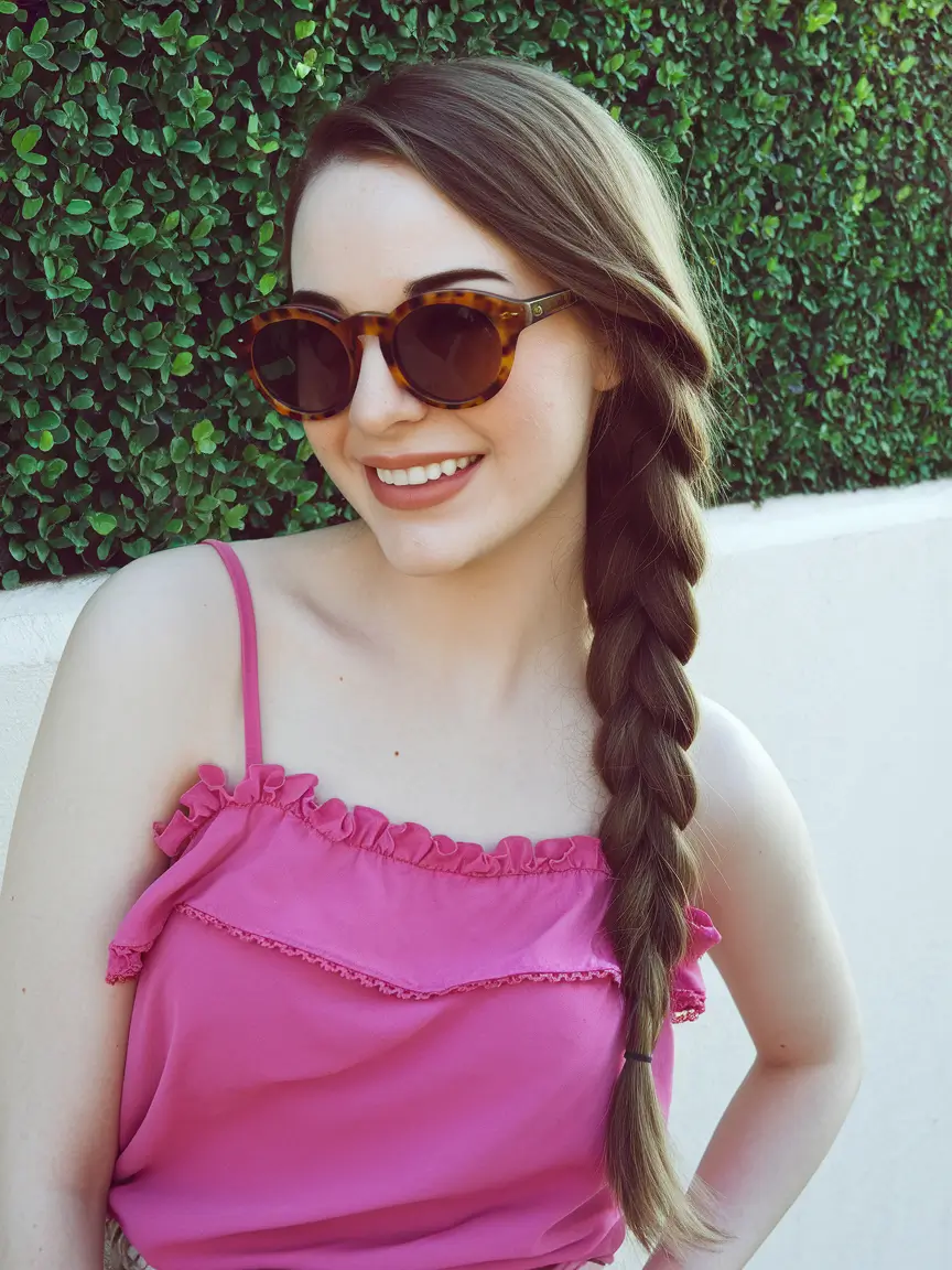 end of summer hairstyles Classic Side Braid with Volume