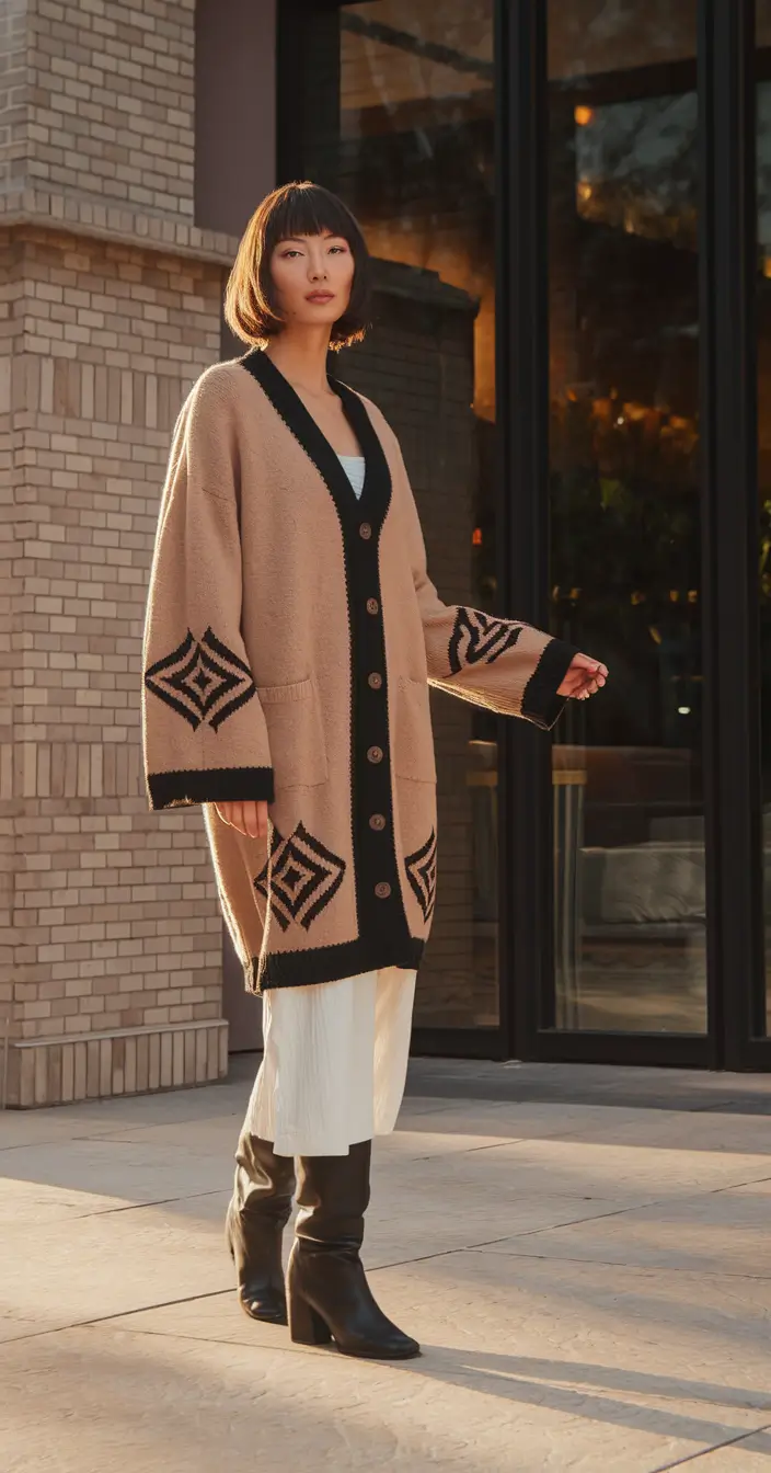 fall fashion inspo women Geometric Elegance for Elevated Everyday