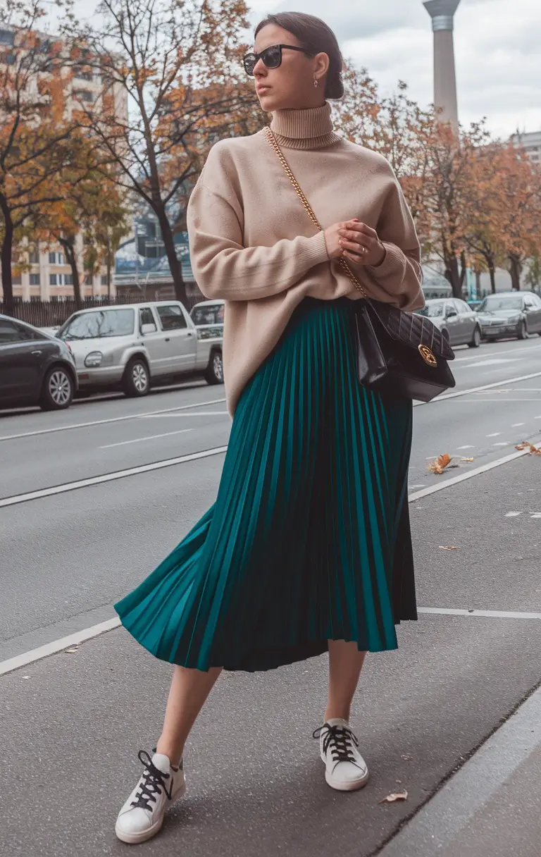 fall outfits women 2025 Oversized Elegance Meets Retro Playfulness