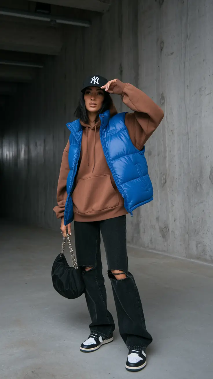 everyday fall outfits 2025 Urban Chill with a Pop of Color