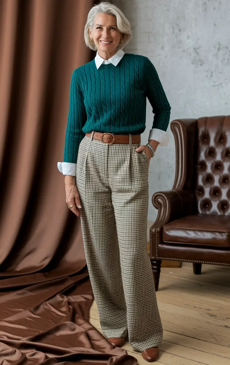 fall outfits for women over 40 classy Classroom Chic or Coffee Date Cool