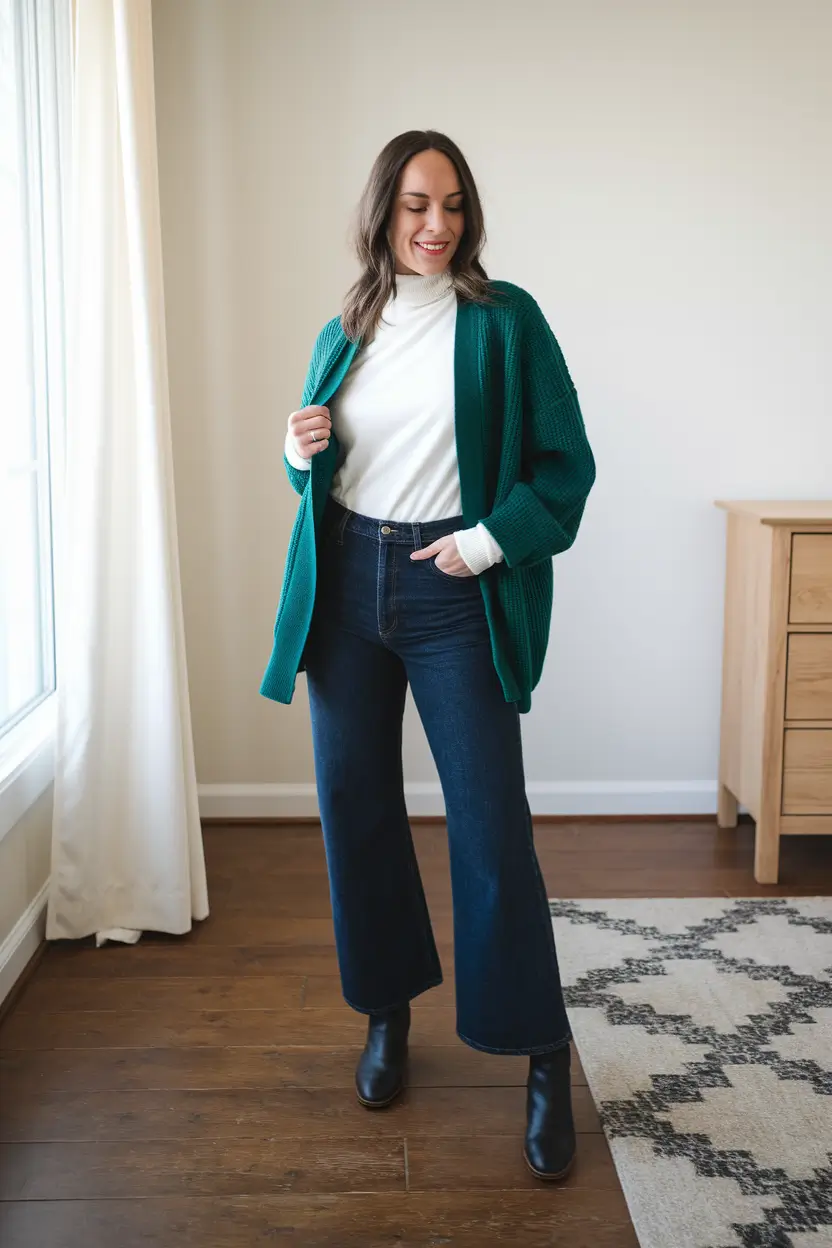 fall outfits for women over 40 casual Relaxed Layers for Cozy Days In (or Out)