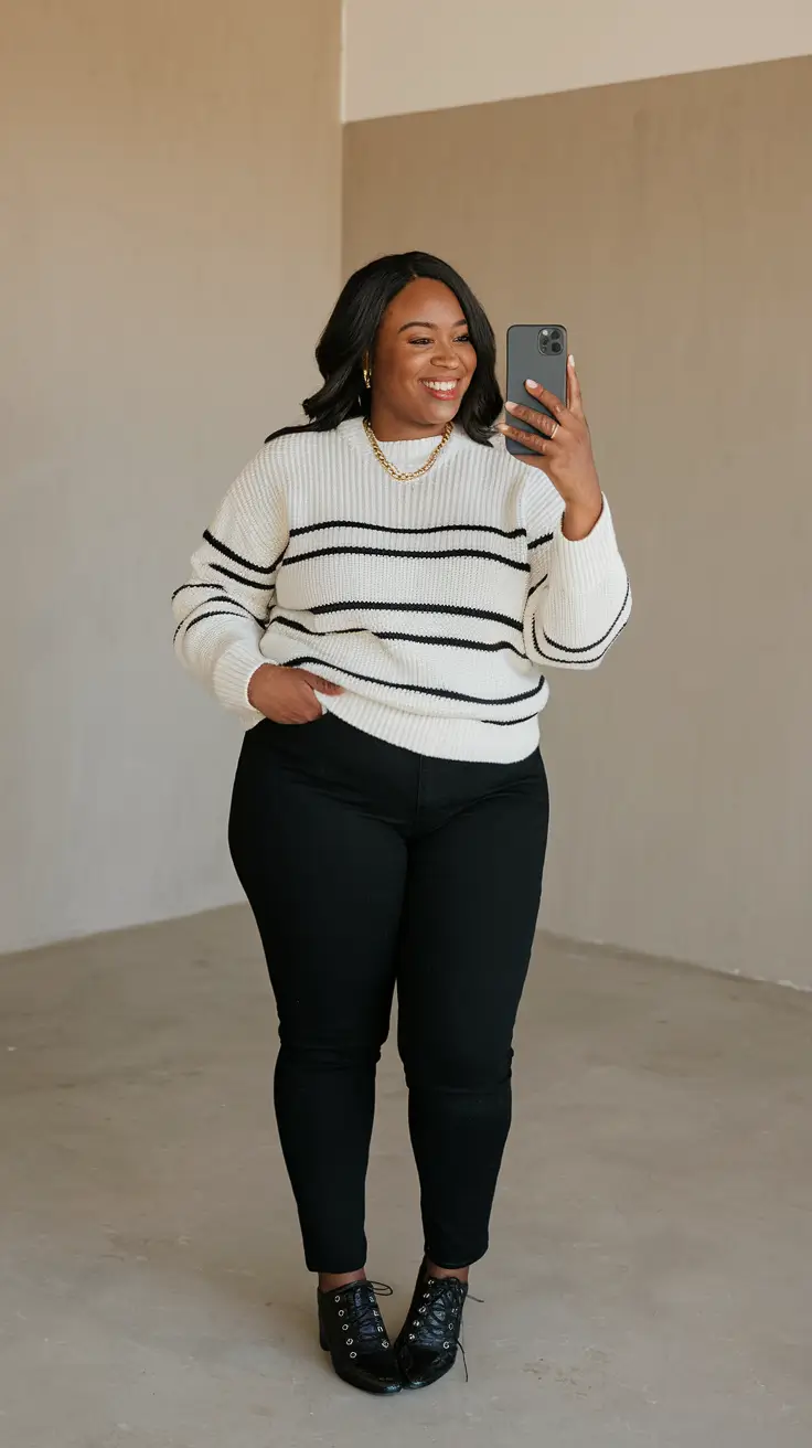 plus size fall fashion for women casual Everyday Effortless with Subtle Shape Play