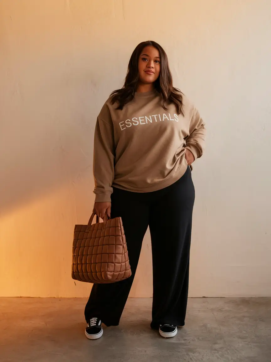 plus size fall fashion for work Neutral and Elevated: A New Casual Uniform