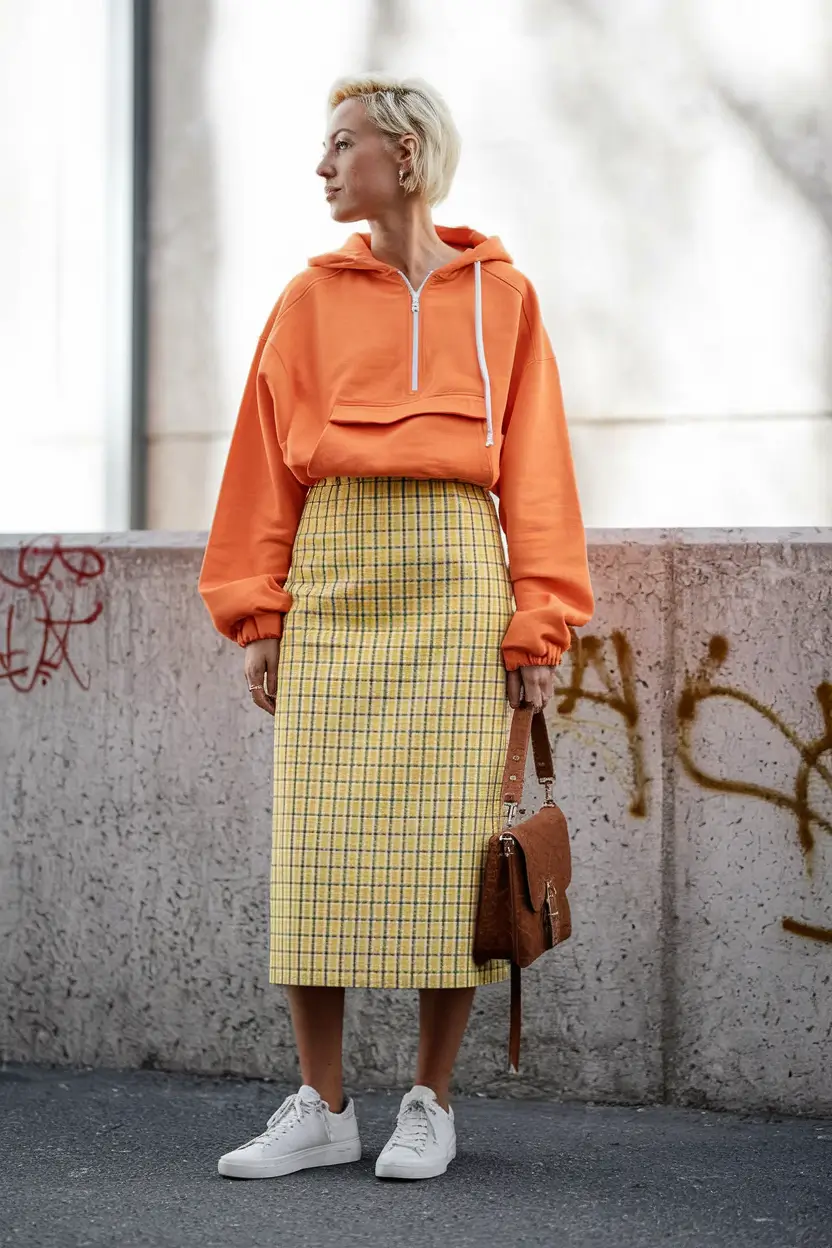 fall fashion trends for women 2025+Bright Sporty Layering With a Twist