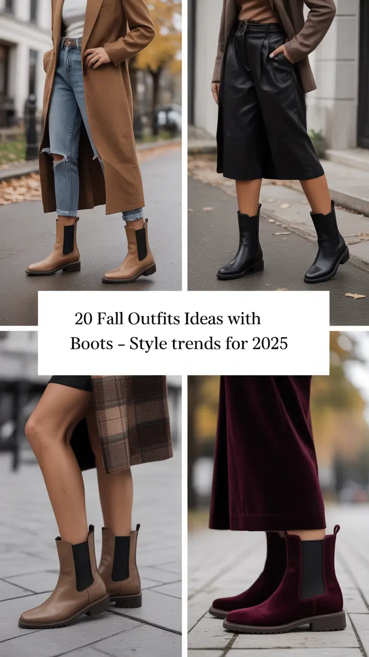 Fall Outfits Ideas with Boots – Style Trends for 2025: Classy, Cozy ...